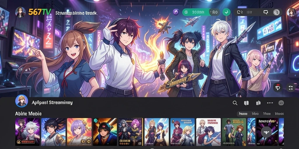 Screenshot gameplay Anime yang menarik dari 567TV.