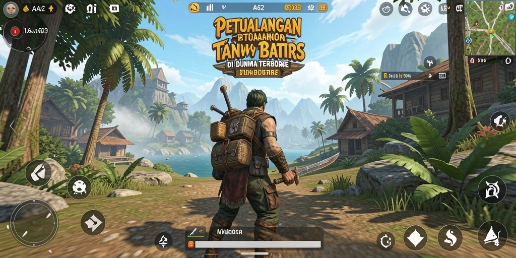 Tampilan gameplay AA62 di dunia terbuka yang luas dan penuh petualangan.