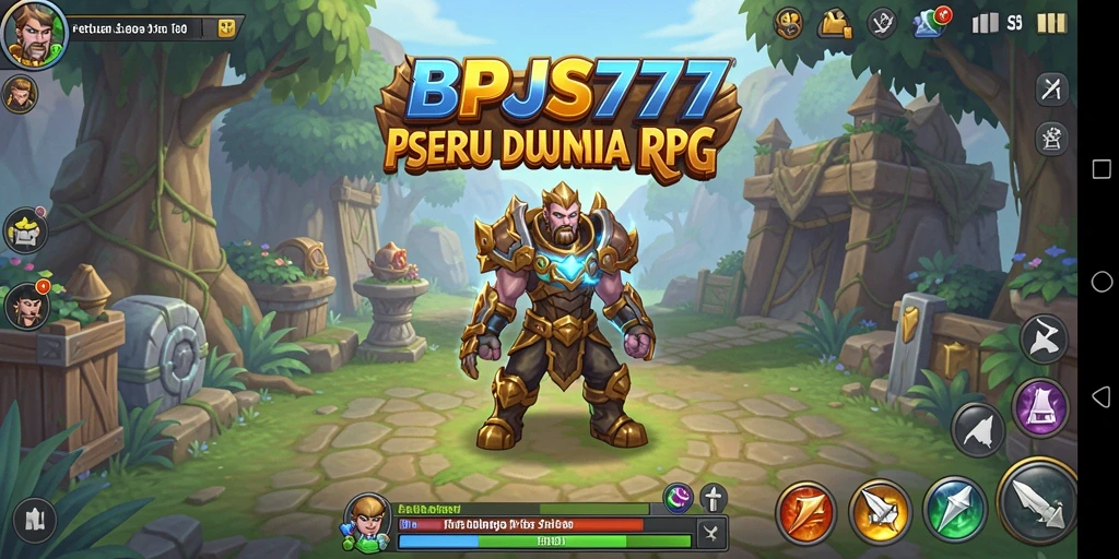 Tampilan gameplay seru dari BPJS777 dengan aksi RPG yang mendebarkan.