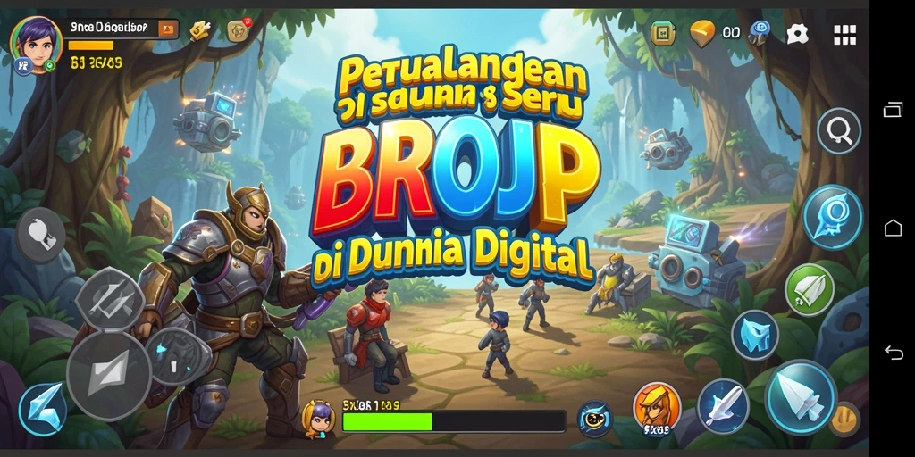 Screenshot BROJP menampilkan gameplay penuh aksi dalam petualangan seru.