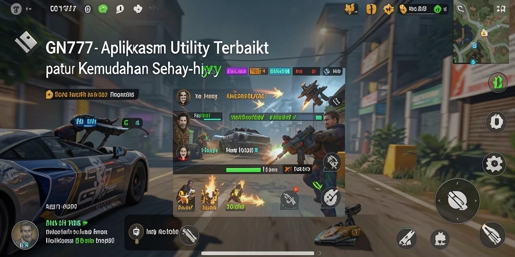 Tampilan antarmuka GN777 yang bersih dan modern.