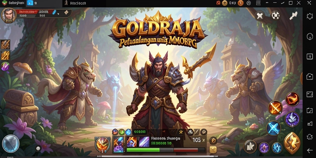 Tangkap aksi seru dalam gameplay epik <strong>GOLDRAJA</strong> di dunia MMORPG.