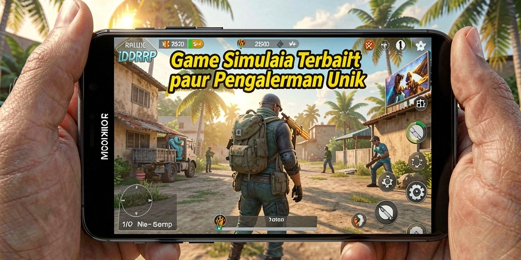 Tampilan gameplay mendalam IDRRP dengan grafis yang realistis.