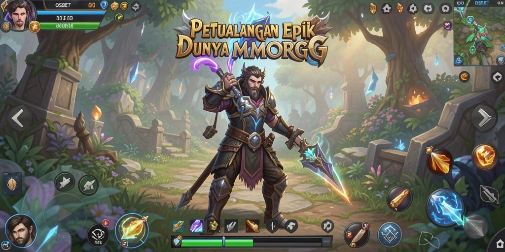 Tampilan gameplay <strong>IOSBET</strong> yang menarik dan seru dalam petualangan MMORPG.