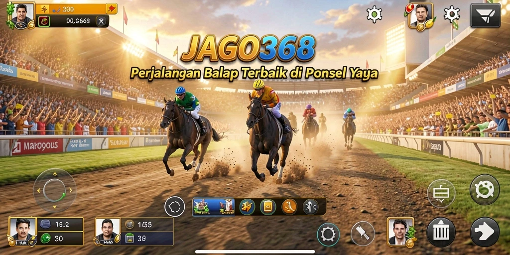 Gameplay balapan seru di JAGO368