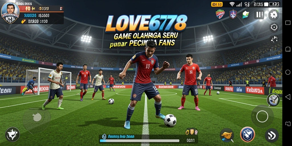 Tampilan gameplay LOVE678 yang penuh aksi dalam berbagai olahraga.