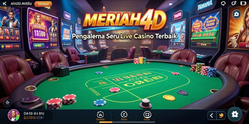 Gameplay MERIAH4D yang mendebarkan dengan dealer langsung.