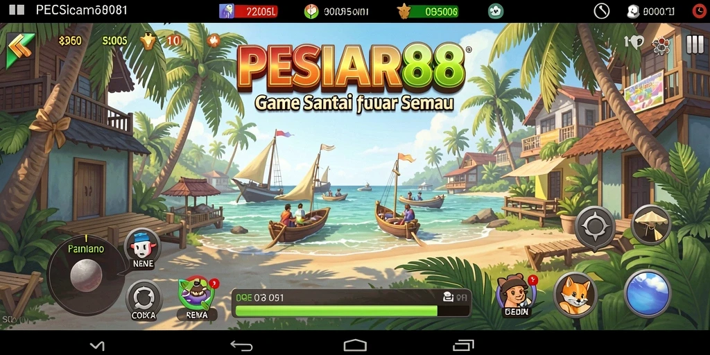 Tampilan gameplay PESIAR88 yang seru dan menarik.