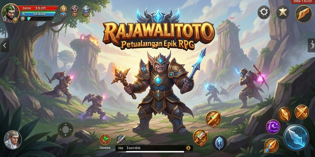 Screenshot menunjukkan aksi seru dalam gameplay RAJAWALITOTO.