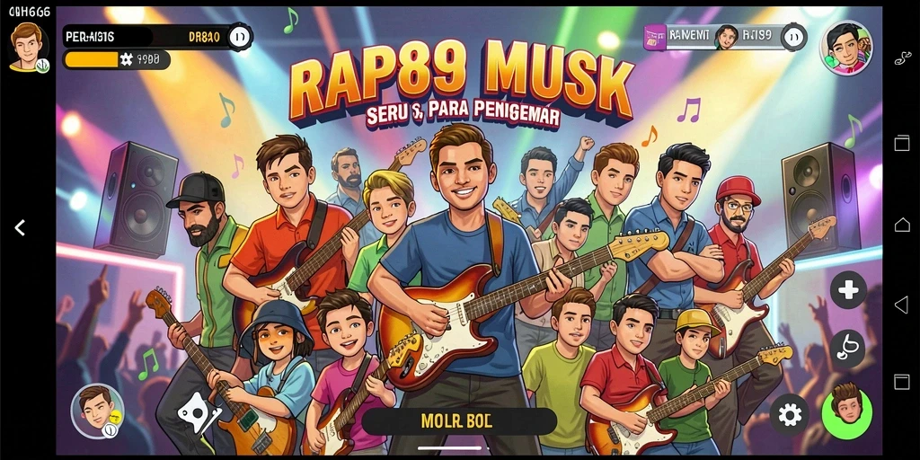 Tampilan gameplay menarik dalam RAP89 yang memukau.