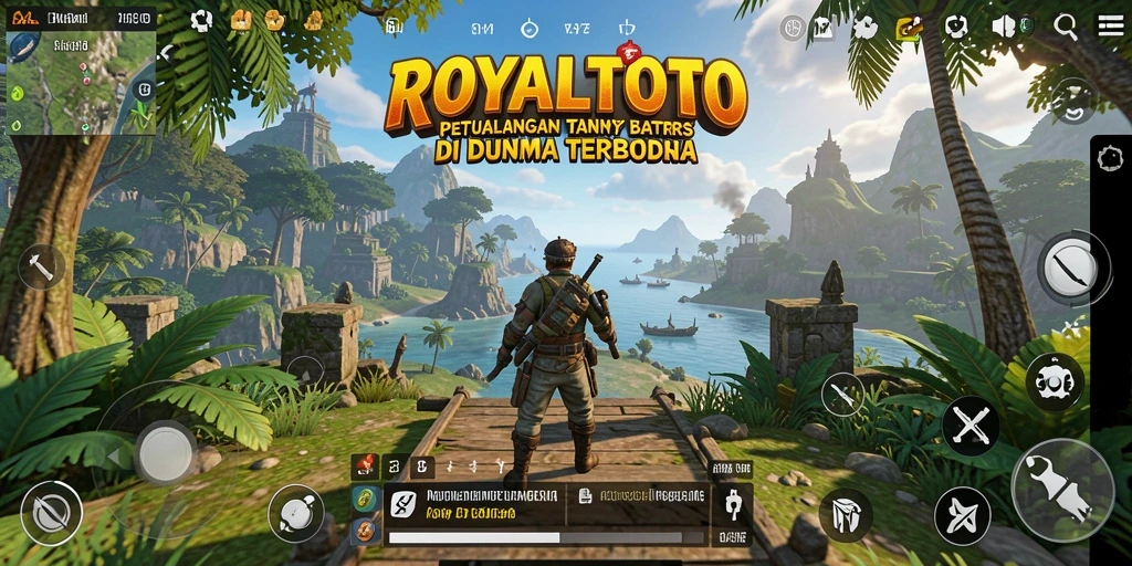 Tampilan gameplay ROYALTOTO yang menakjubkan dalam dunia terbuka.