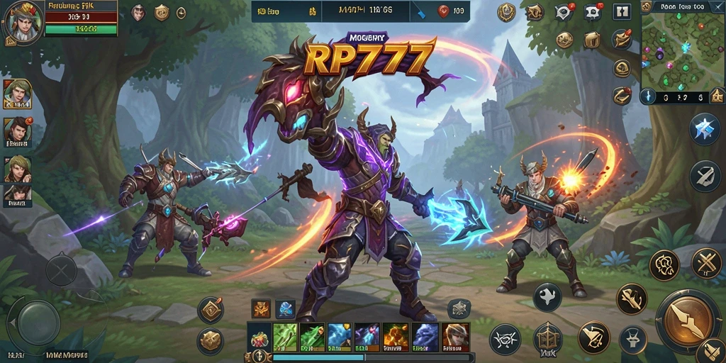 Tampilan gameplay RP777 yang mengesankan dan mendebarkan.